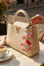 Load image into Gallery viewer, Crystal Floral Fruit Beaded Charm – Premium Collection