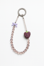 Load image into Gallery viewer, Crystal Strawberry Beaded Charm – Premium Collection