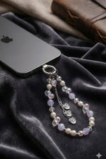 Load image into Gallery viewer, Crystal Heart Pearl Beaded Charm – Premium Collection
