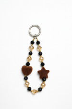 Load image into Gallery viewer, Crystal Heart &amp; Star Beaded Charm – Premium Collection
