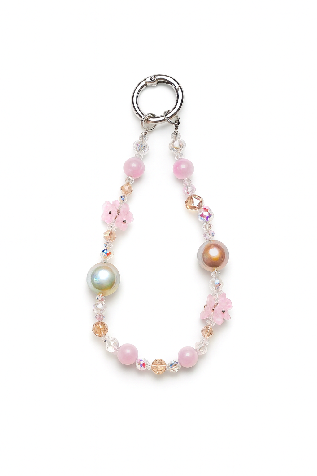 Crystal Blossom Beaded Charm – Premium Collection