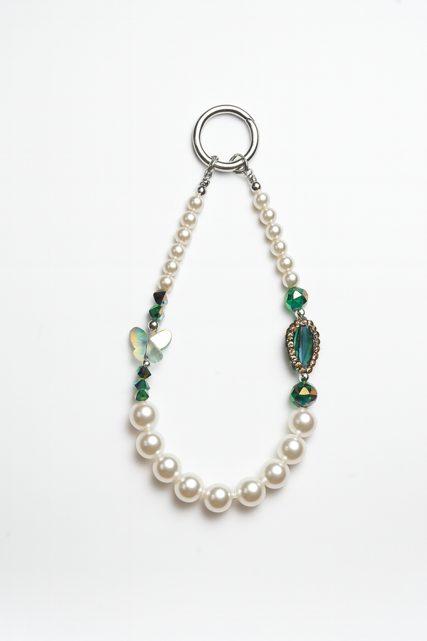 Elegant Pearl Crystal Charm – Premium Collection