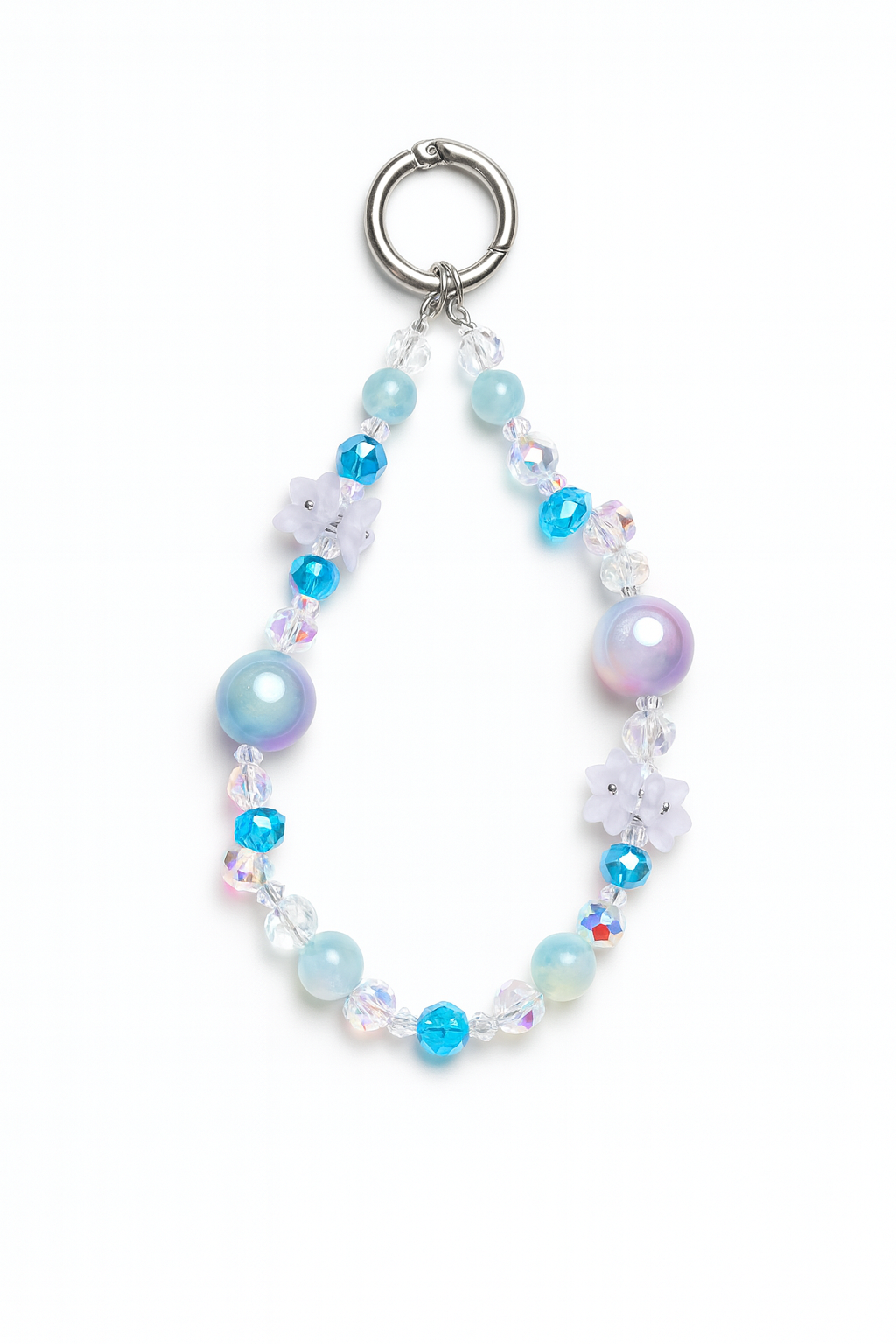 Crystal Blossom Beaded Charm – Premium Collection