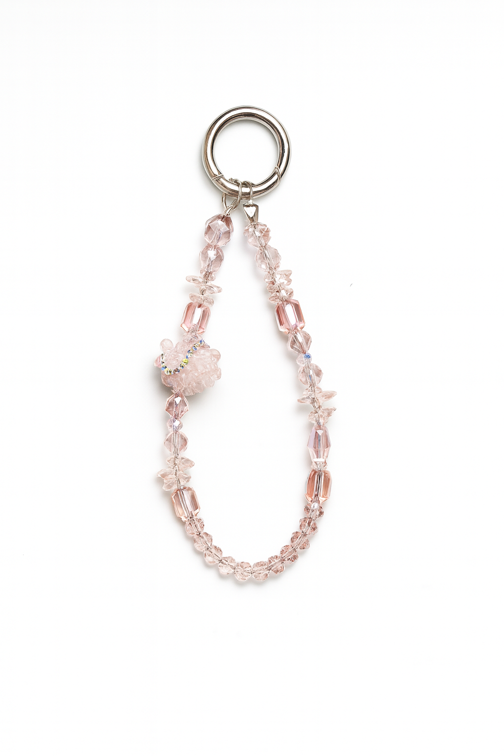 Crystal Bear & Butterfly Beaded Charm – Premium Collection
