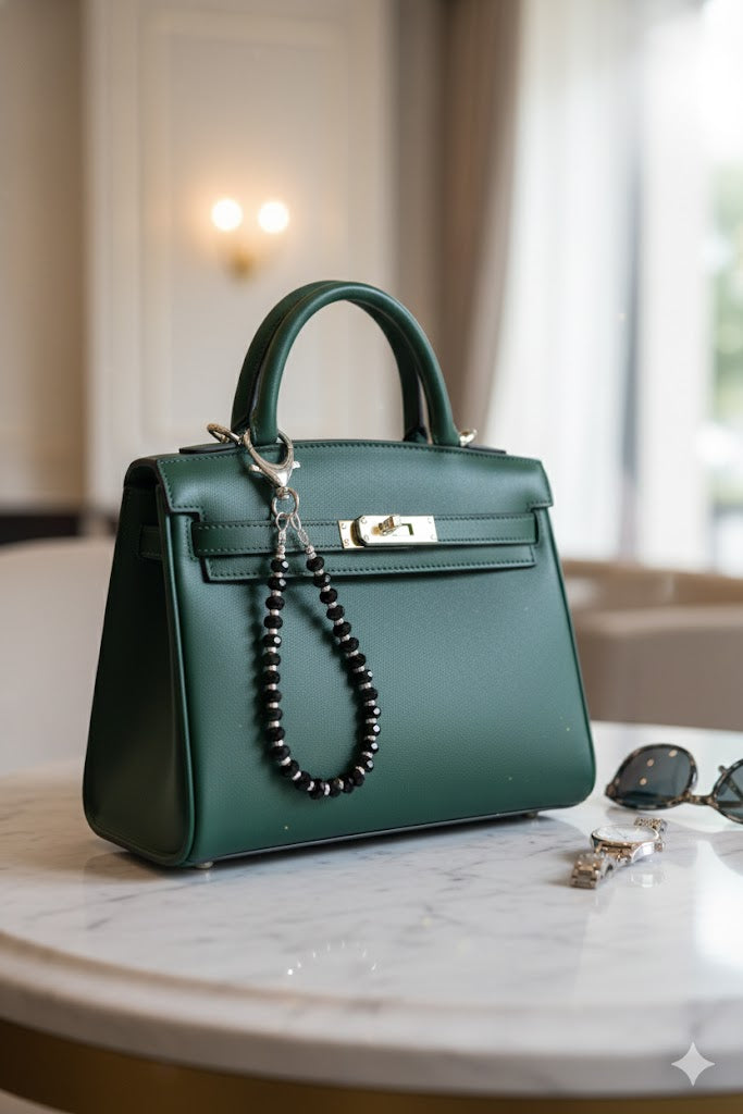 Crystal Minimal Beaded Charm – Premium Collection