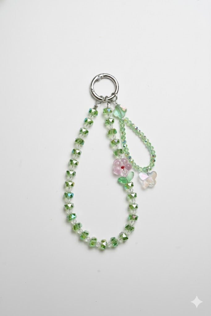 Crystal Floral Beaded Charm – Premium Collection