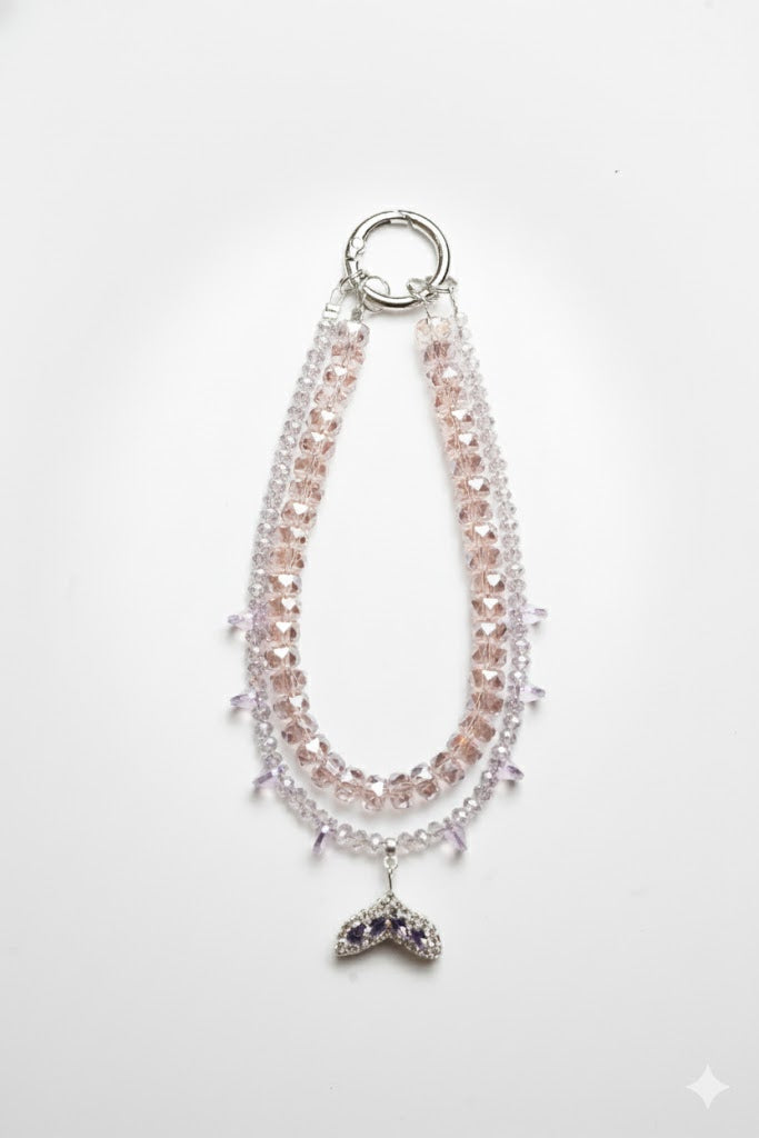 Crystal Mermaid Tail Beaded Charm – Premium Collection