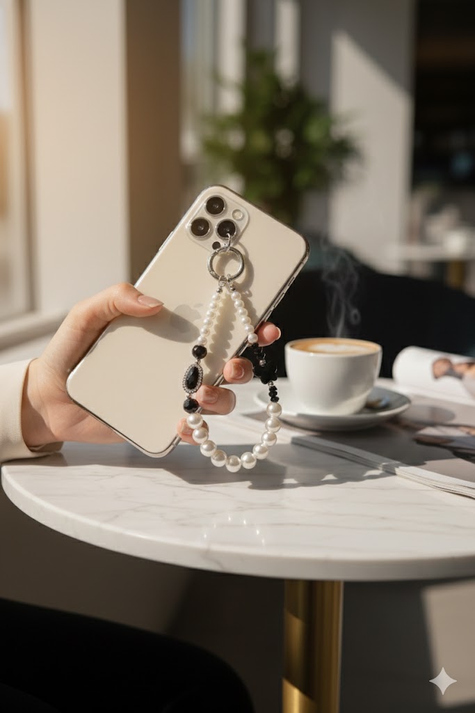 Elegant Pearl Crystal Charm – Premium Collection