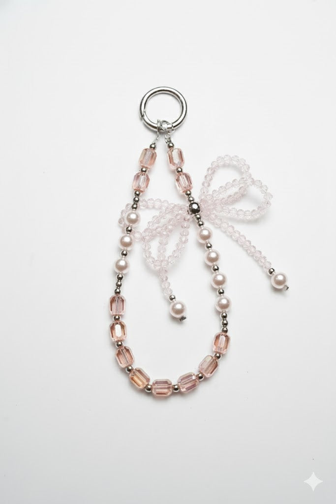 Crystal Bow Beaded Charm – Premium Collection